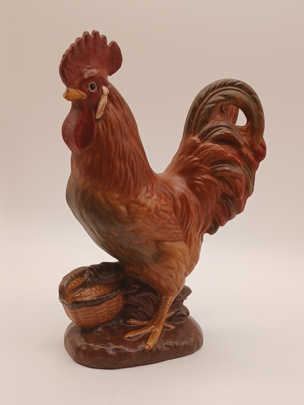 Decorative Rooster Figurine 7"